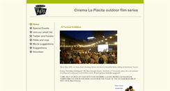 Desktop Screenshot of cinemalaplacita.com