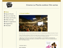 Tablet Screenshot of cinemalaplacita.com